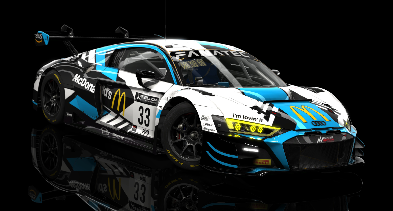 ACF GT3 - Audi R8 LMS EVO II 2021, skin 2022 Team WRT 33