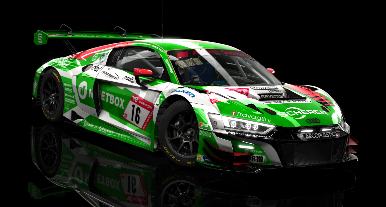 ACF GT3 - Audi R8 LMS EVO II 2021, skin Scherer_Spot_16_2022