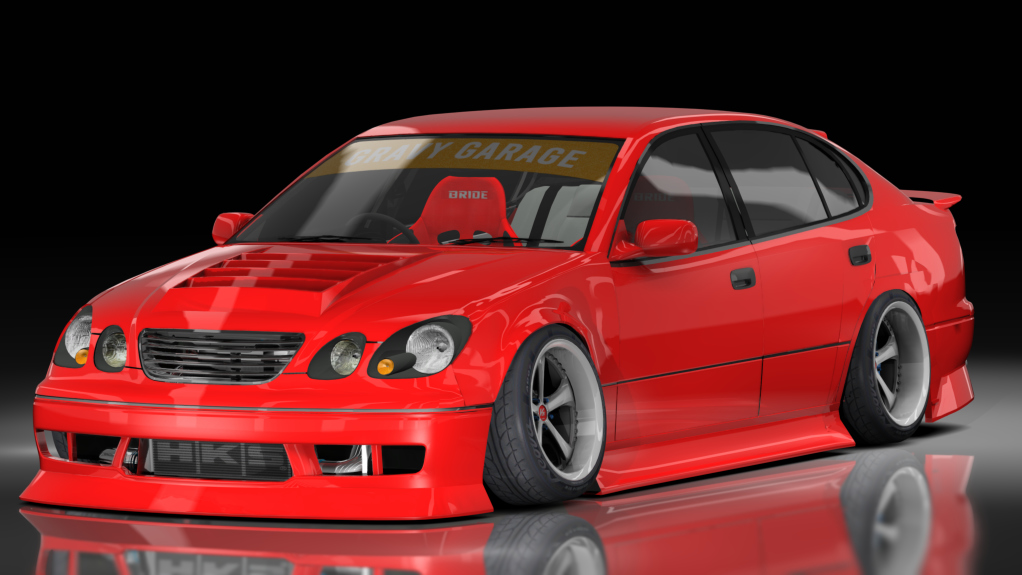 GravyGarage Street GS300 vq37vhr, skin red