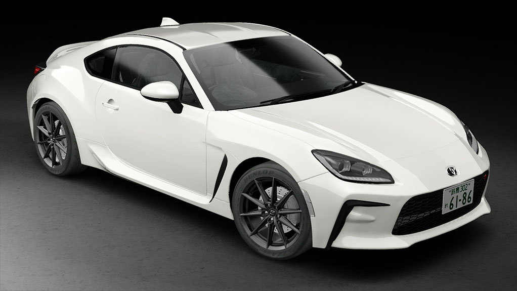 Toyota GR86 2021 RHD, skin Crystal white pearl