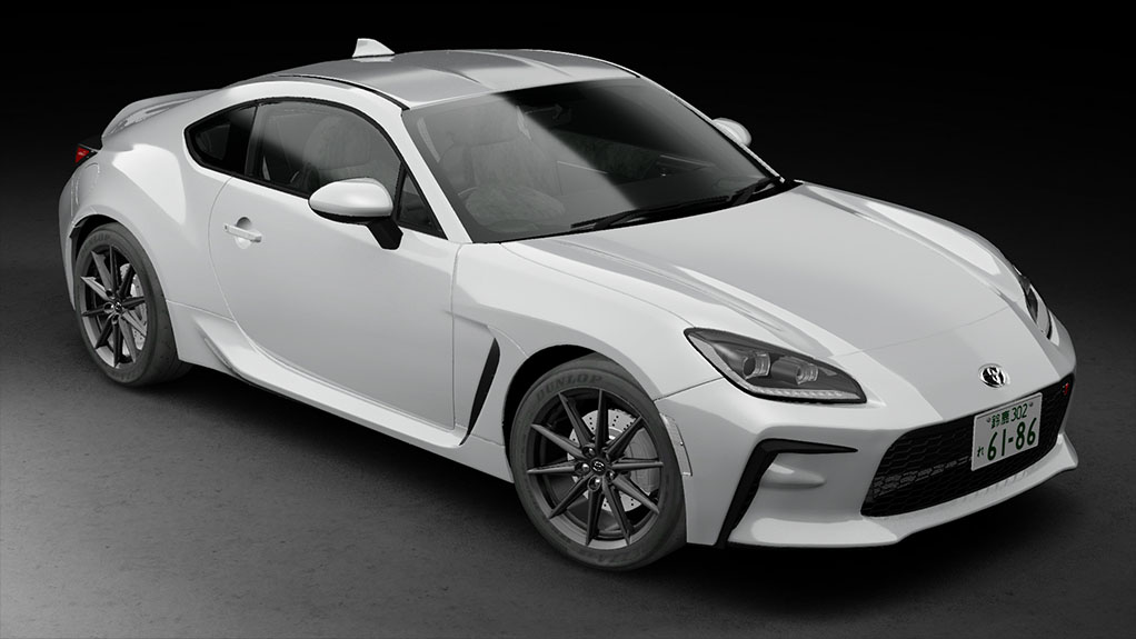 Toyota GR86 2021 RHD, skin Ice Silver Metallic