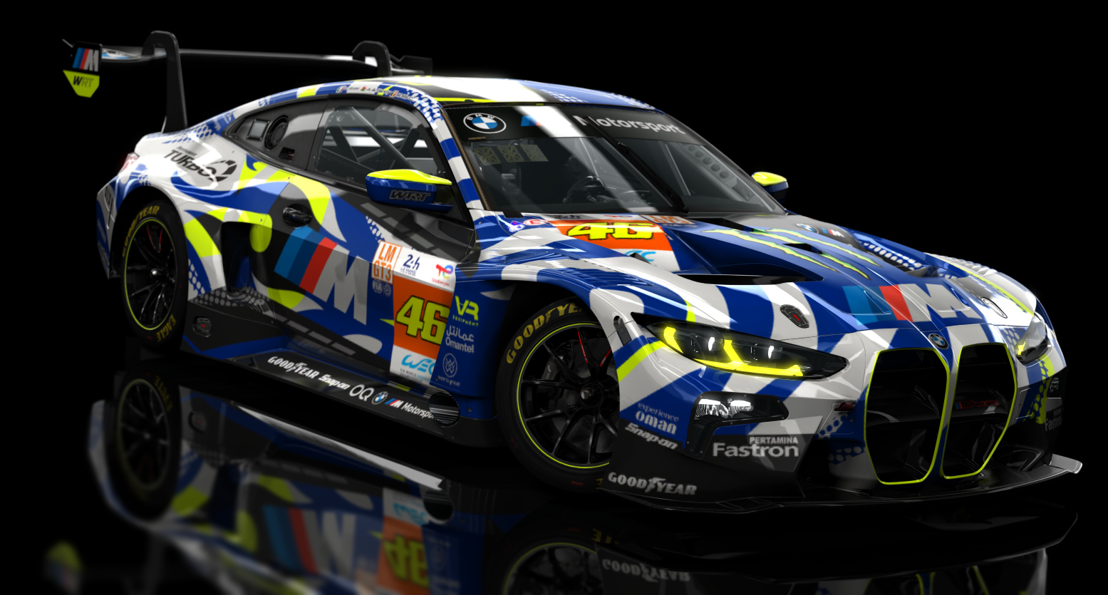 ACF GT3 - BMW M4 GT3 2021, skin 2024 WEC Le Mans 46 Team WRT