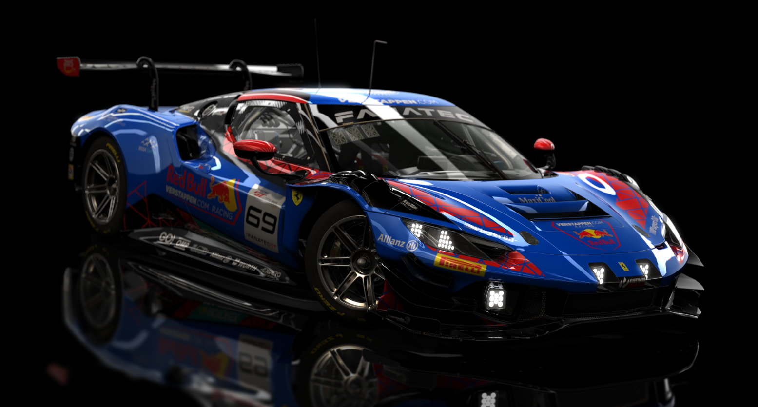 ACF GT3 - Ferrari 296 GT3 2023, skin 2023 Emil Frey 69