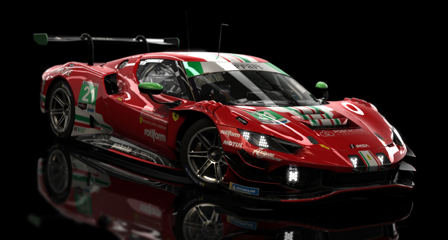 ACF GT3 - Ferrari 296 GT3 2023, skin 2023_IMSA_21_AFCorse