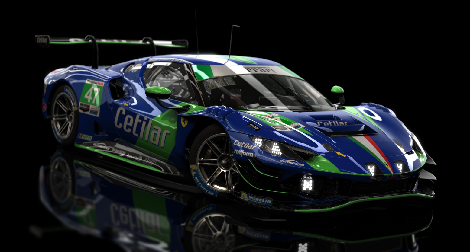 ACF GT3 - Ferrari 296 GT3 2023, skin 2023_IMSA_47_Cetilar
