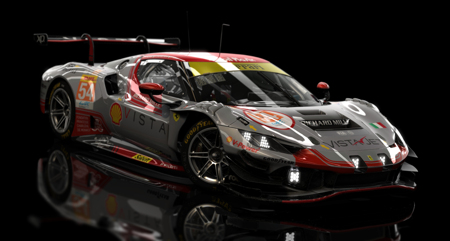 ACF GT3 - Ferrari 296 GT3 2023, skin 2024_WEC_54_Vista