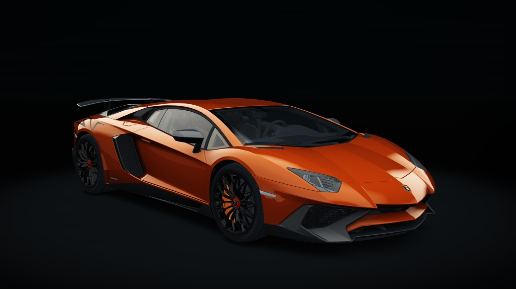 Lamborghini Aventador SV, skin 02_arancio_argos_pearl
