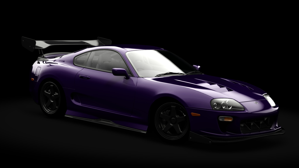 Toyota Supra MKIV Time Attack, skin true_purple_carbon_v2