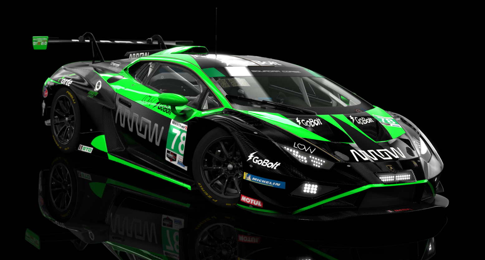 ACF GT3 - Lamborghini Huracan GT3 EVO II 2023, skin 2023 IMSA 78 Forte Racing