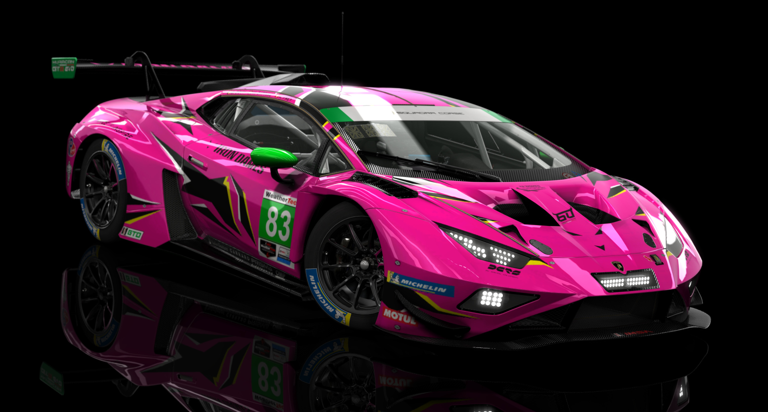 ACF GT3 - Lamborghini Huracan GT3 EVO II 2023, skin 2023 Iron Dames 83 IMSA