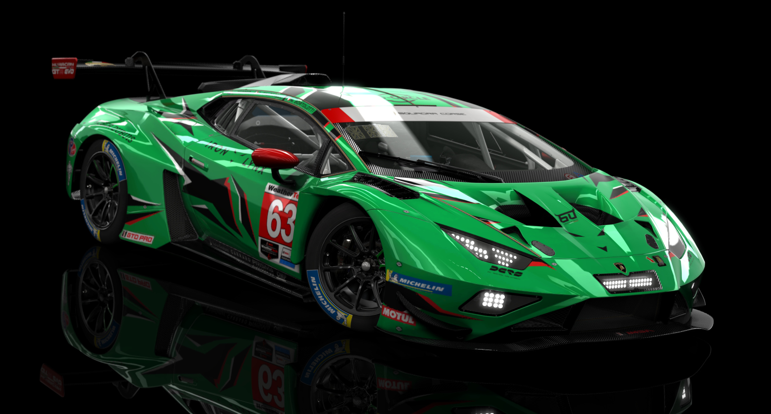 ACF GT3 - Lamborghini Huracan GT3 EVO II 2023, skin 2023 Iron Lynx 63 IMSA