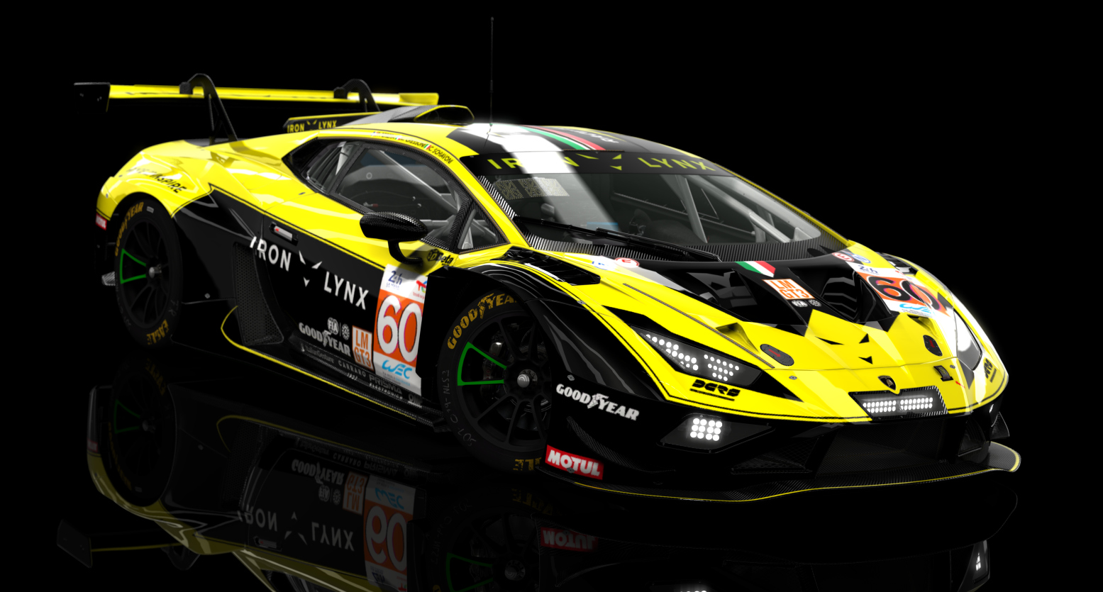 ACF GT3 - Lamborghini Huracan GT3 EVO II 2023, skin 2024 WEC Le Mans 60 Iron Lynx
