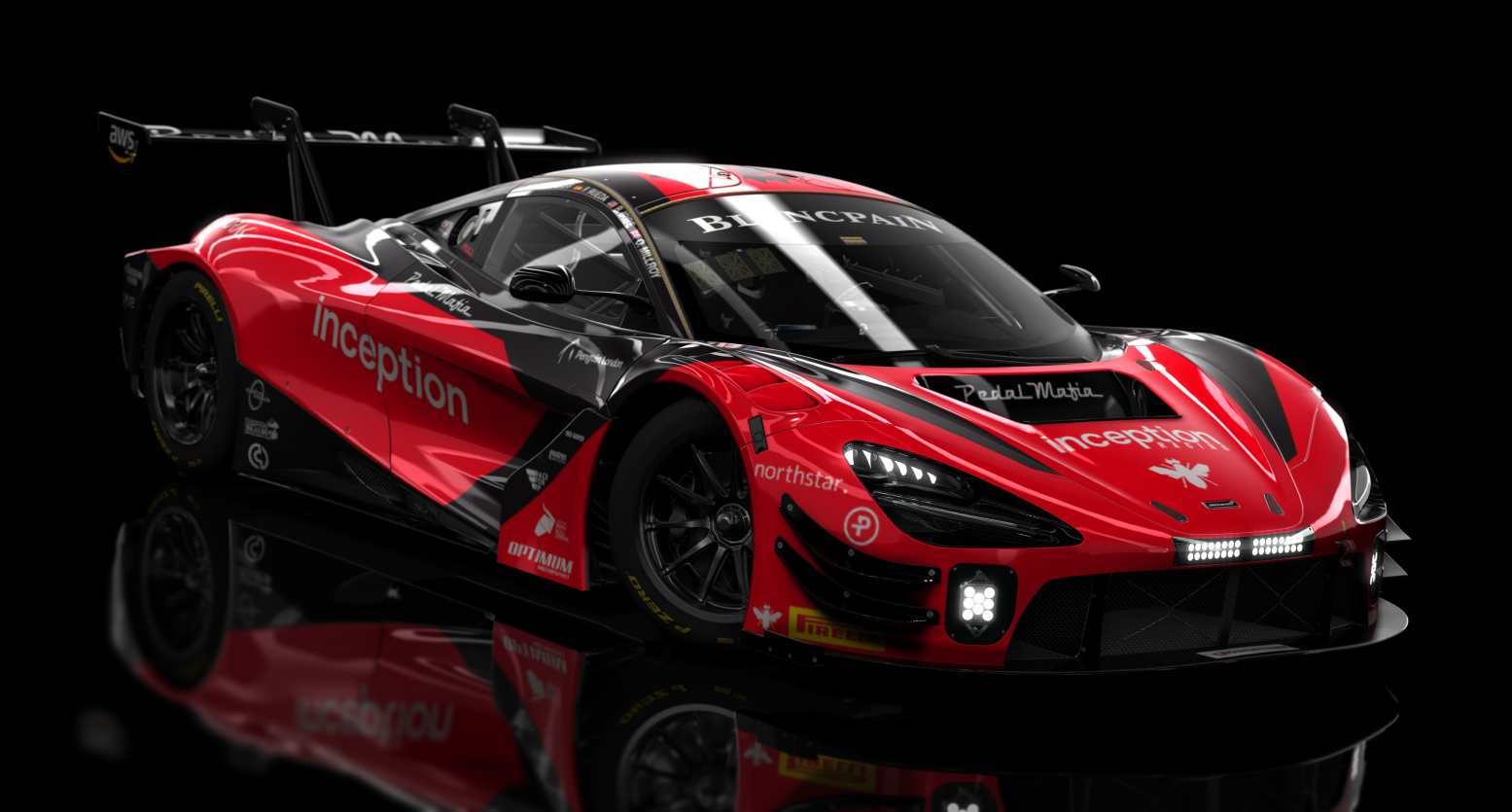 ACF GT3 - McLaren 720S GT3 EVO 2023, skin Inception Racing 24h Spa 2023