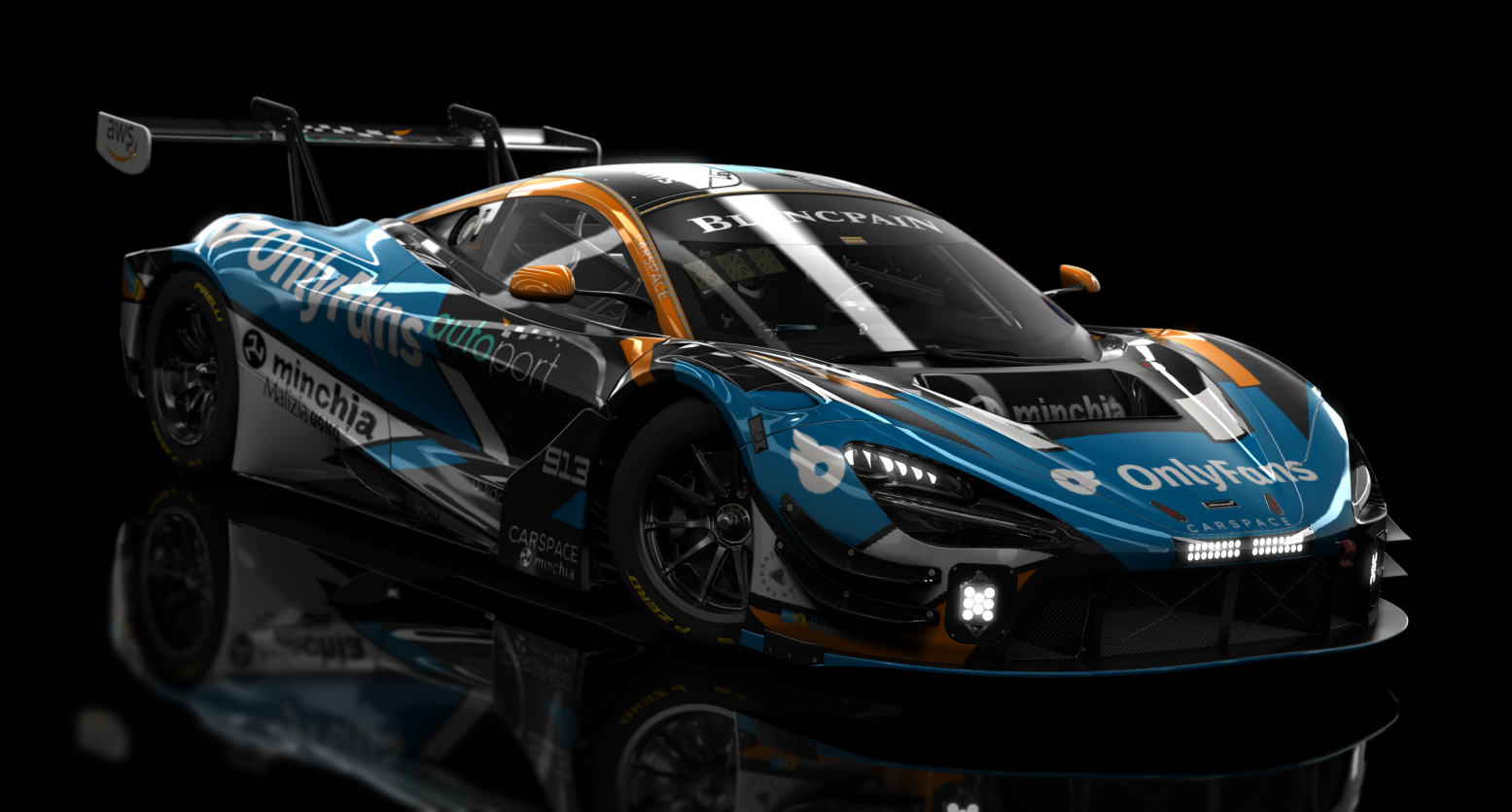 ACF GT3 - McLaren 720S GT3 EVO 2023, skin OnlyFans