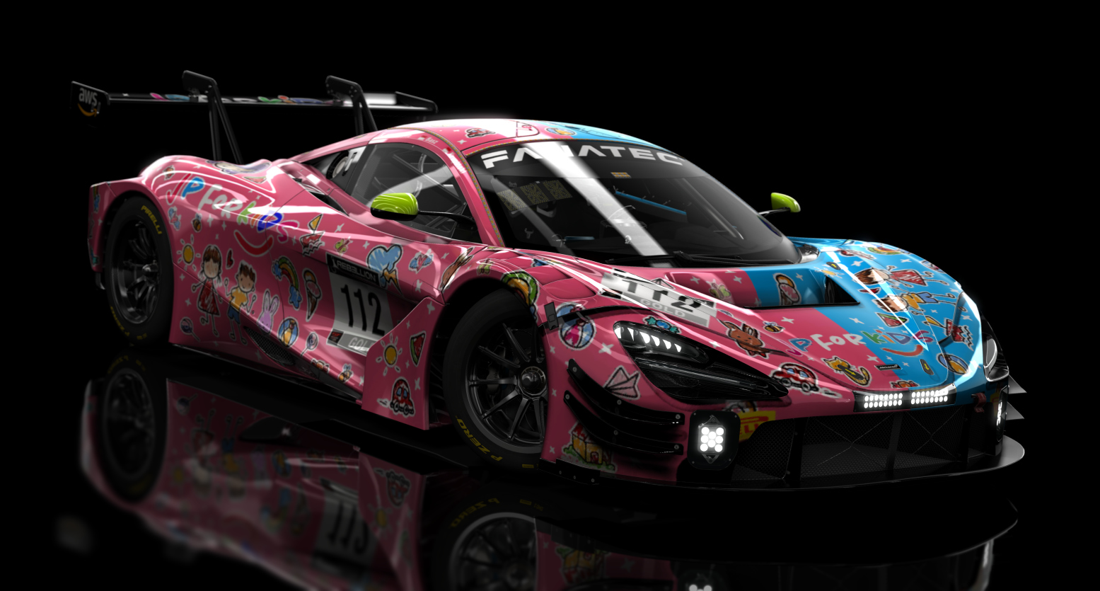 ACF GT3 - McLaren 720S GT3 EVO 2023, skin jp_motorsport_112_For kids