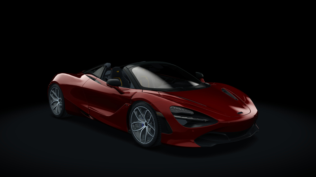 McLaren 720S Spider, skin Red