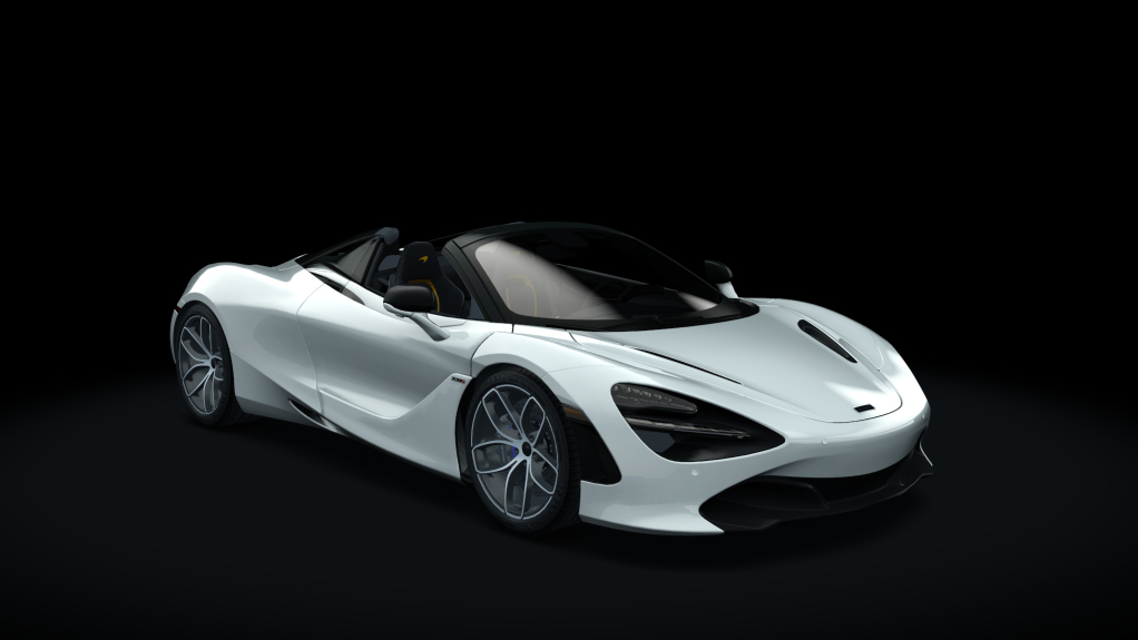 McLaren 720S Spider, skin White