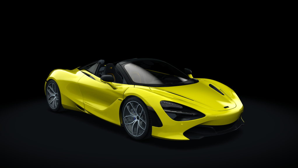 McLaren 720S Spider, skin Yellow