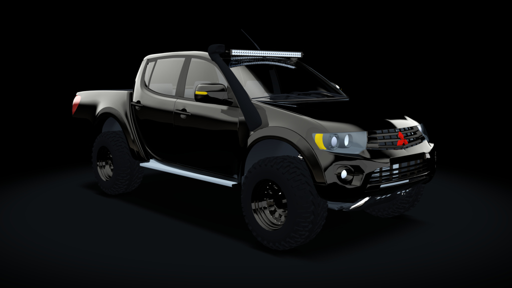 Mitsubishi L200, skin SIYAH