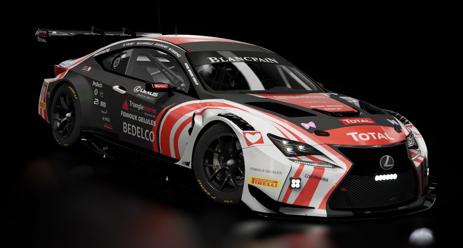 ACF GT3 - Lexus RC F GT3 2016, skin 23 Tech 1 Racing 2019