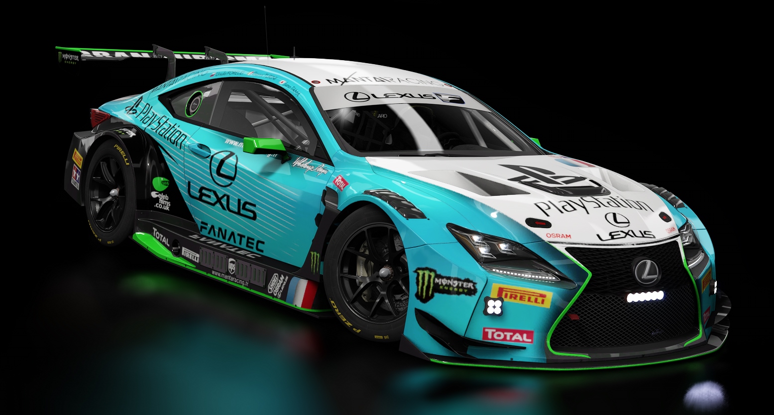 ACF GT3 - Lexus RC F GT3 2016, skin Manta