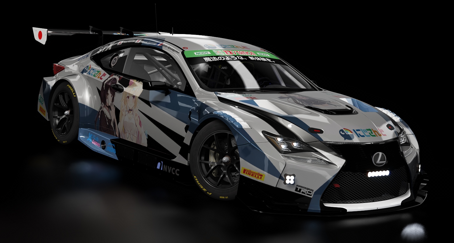 ACF GT3 - Lexus RC F GT3 2016, skin Nijisanji Lexus Racing 56