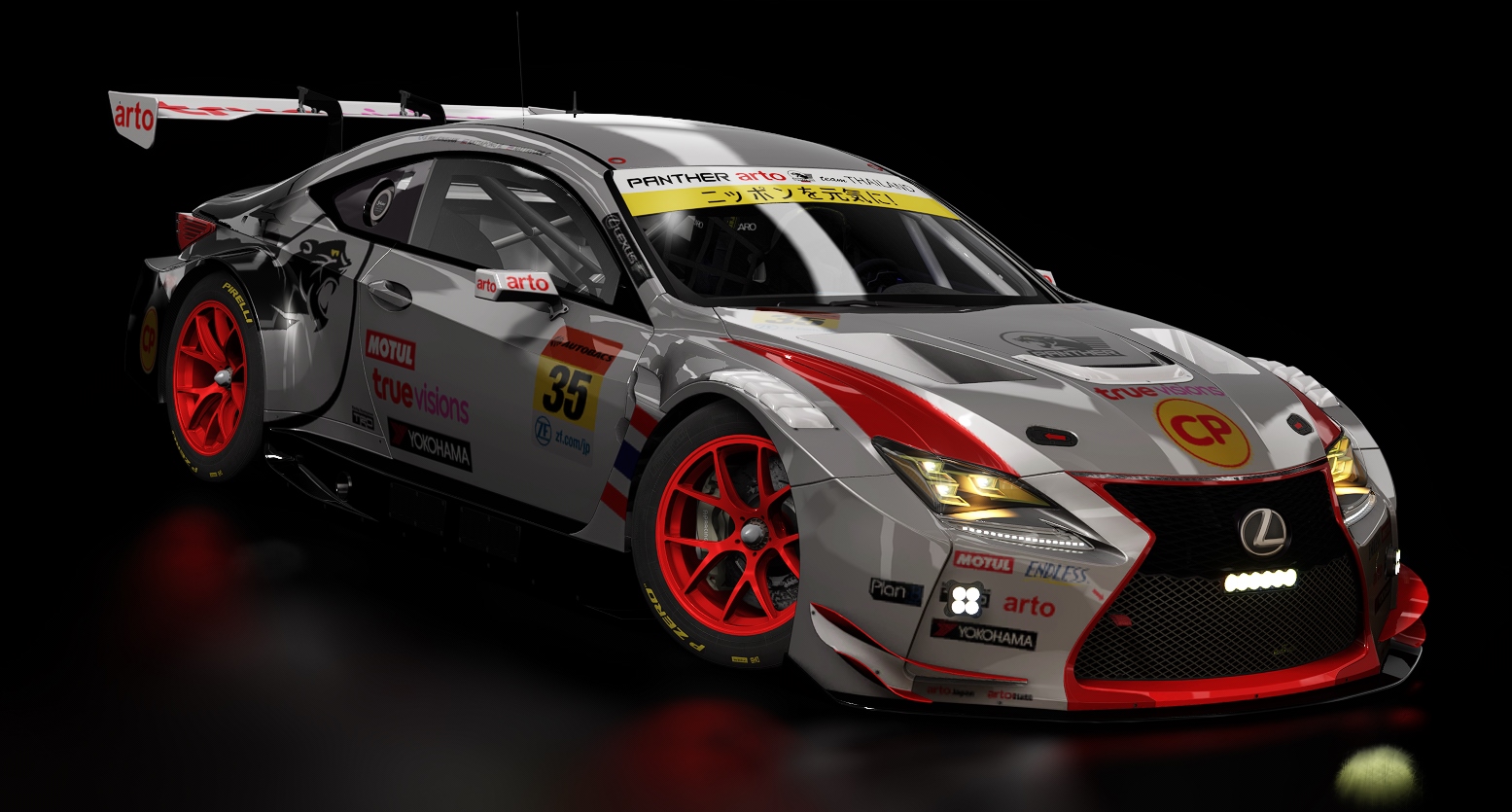 ACF GT3 - Lexus RC F GT3 2016, skin arto_panther_35