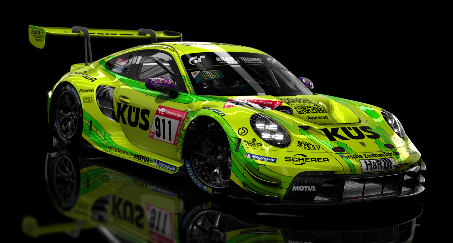 ACF GT3 - Porsche 992 GT3 R 2023, skin 2023 N24 911 Manthey EMA