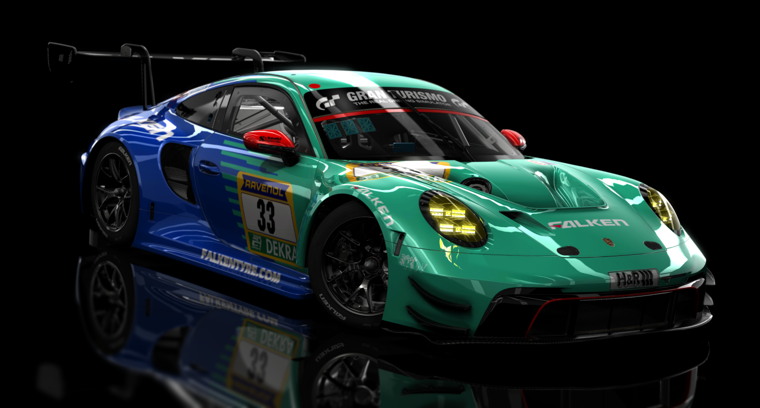 ACF GT3 - Porsche 992 GT3 R 2023, skin 2024 N24 33 Falken Motorsport