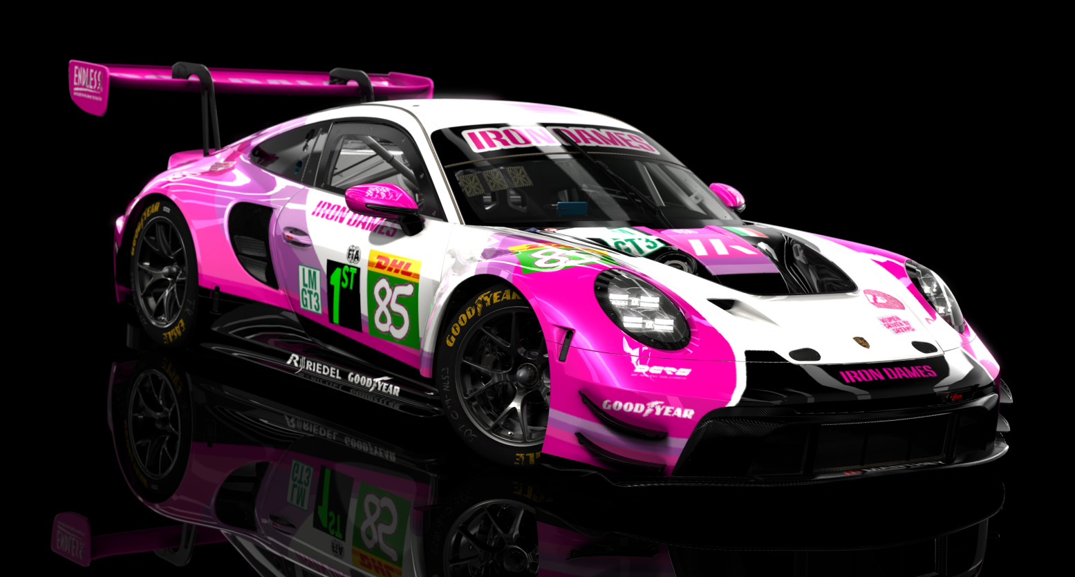 ACF GT3 - Porsche 992 GT3 R 2023, skin 2025 WEC Iron Dames 85