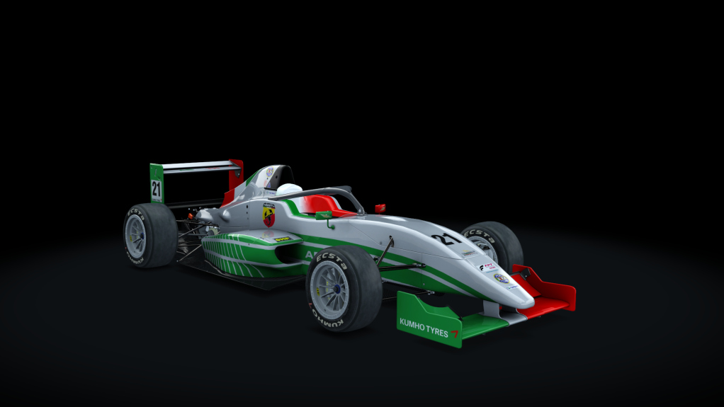 Tatuus FA01 halo, skin CSAI_21_Italy