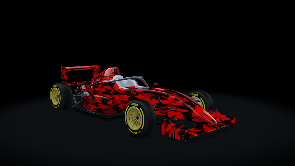 Tatuus FA01 halo, skin Camouflage