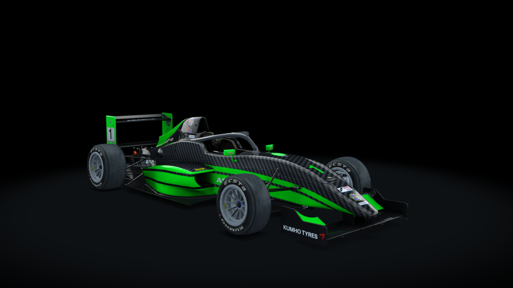 Tatuus FA01 halo, skin Carbon_Green