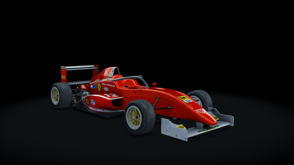 Tatuus FA01 halo, skin Ferrari_312t4