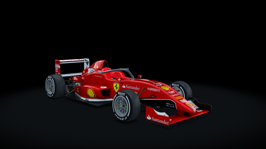 Tatuus FA01 halo, skin Ferrari_F138