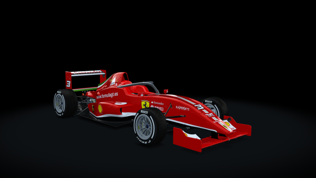 Tatuus FA01 halo, skin Ferrari_FormulaGT