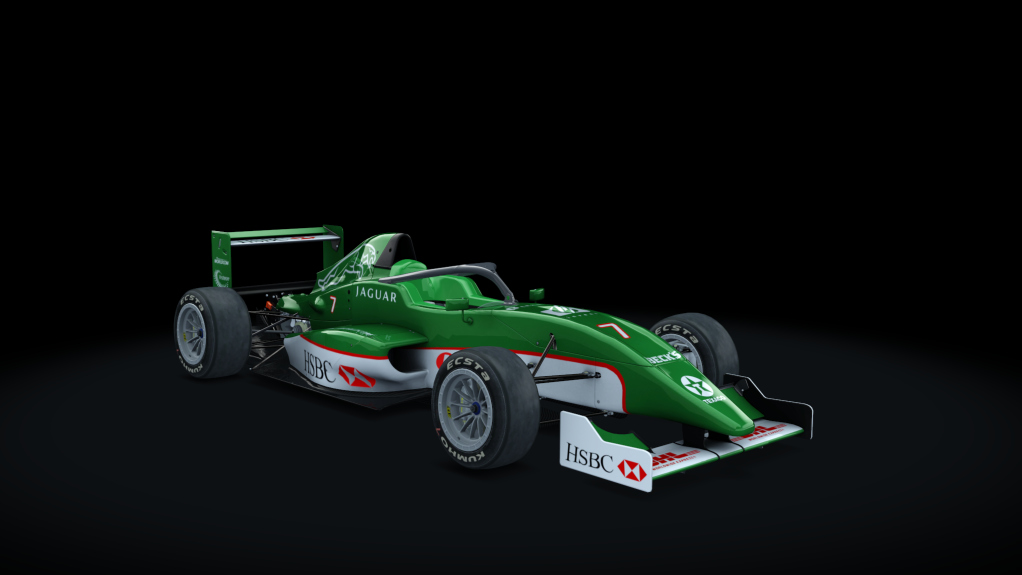 Tatuus FA01 halo, skin Jaguar R1
