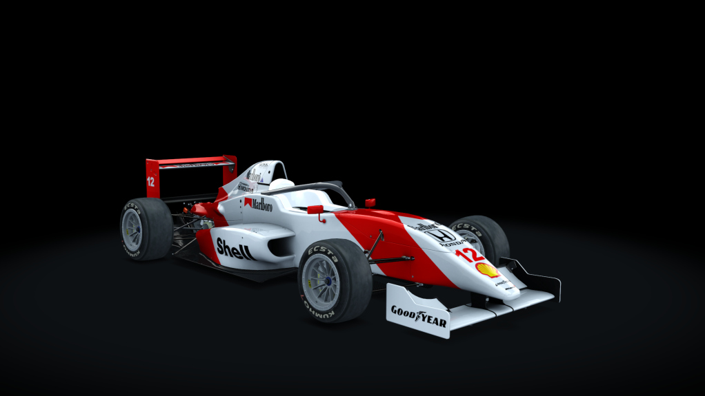 Tatuus FA01 halo, skin McLarenMP44