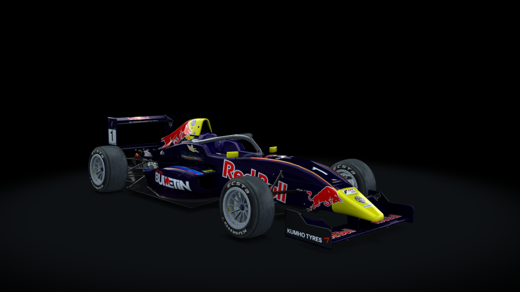 Tatuus FA01 halo, skin REDBULL
