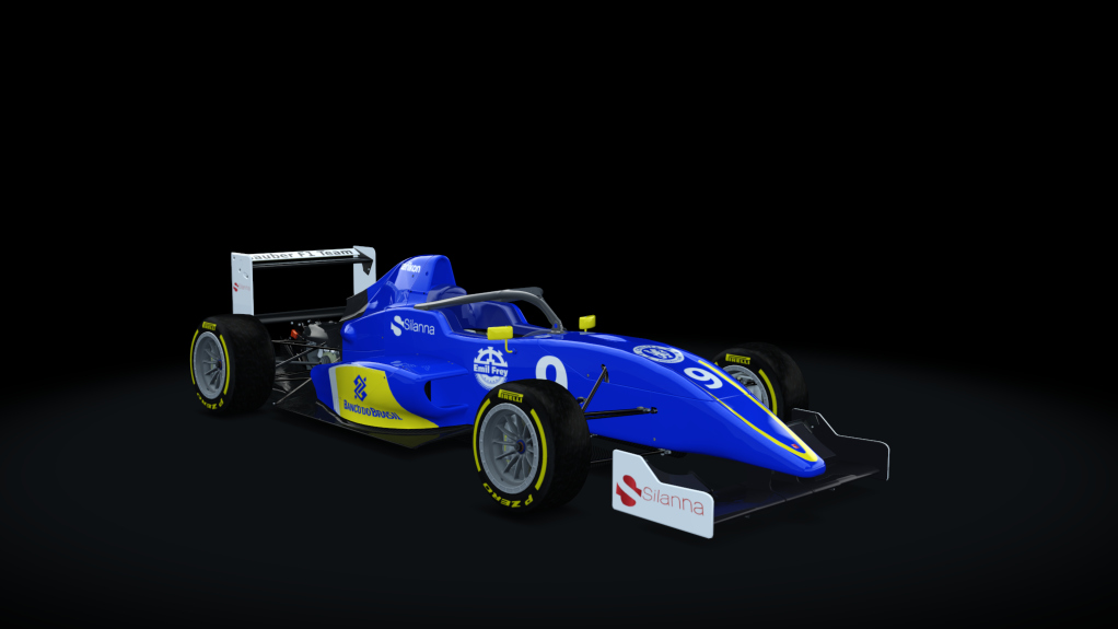 Tatuus FA01 halo, skin Sauber Ericsson
