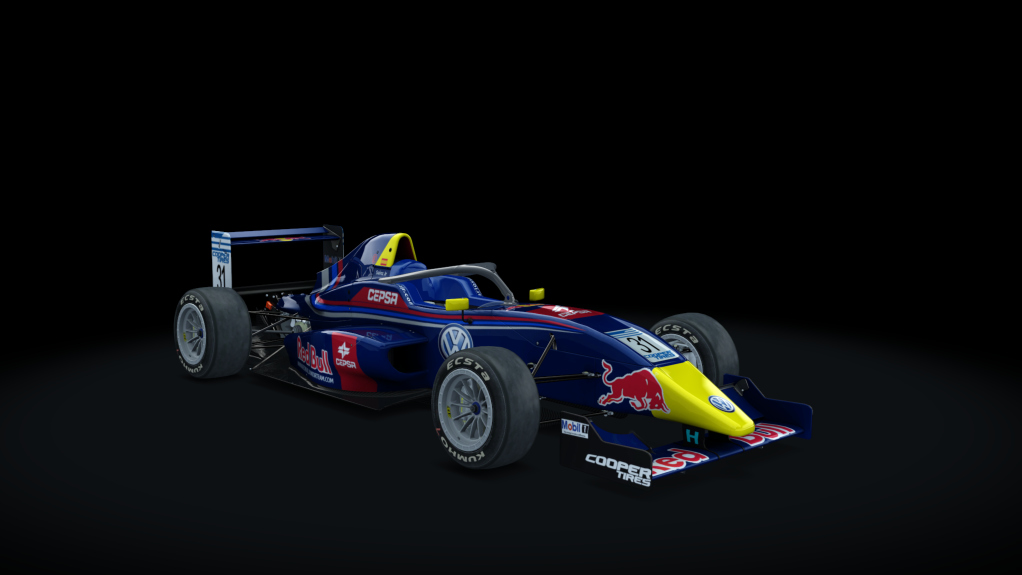 Tatuus FA01 halo, skin TatuusRedBull