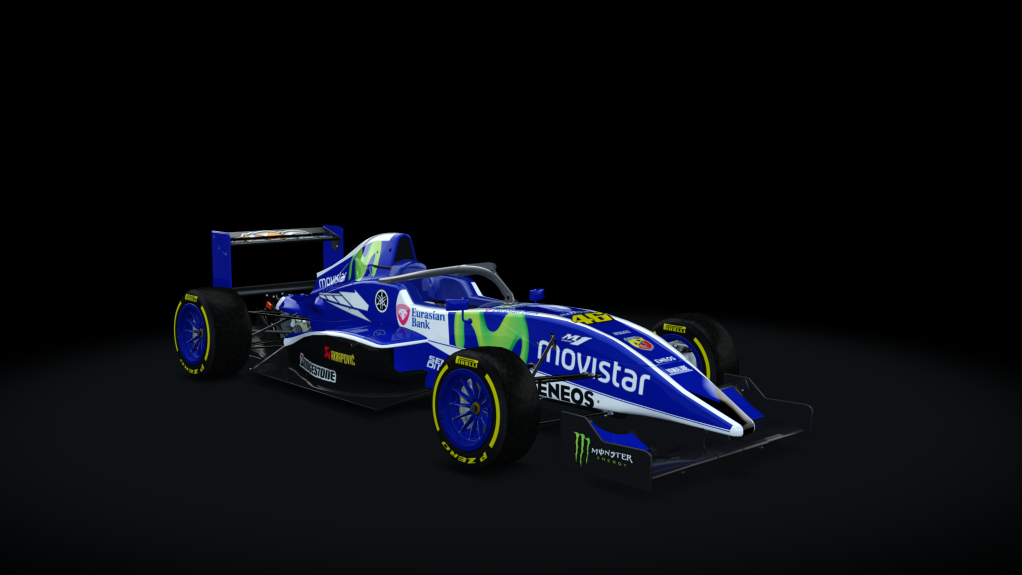 Tatuus FA01 halo, skin VR46