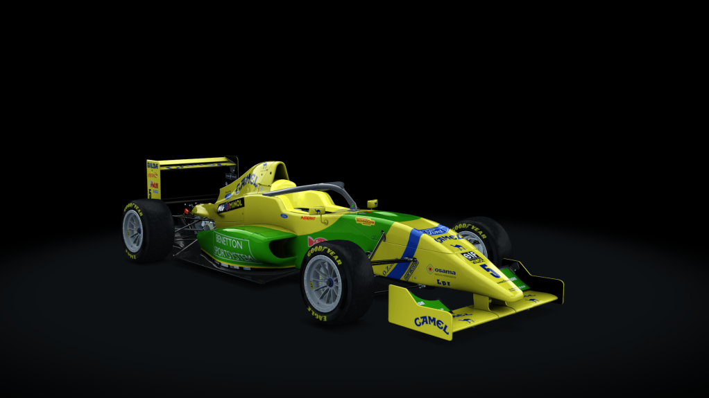 Tatuus FA01 halo, skin benetton_b193