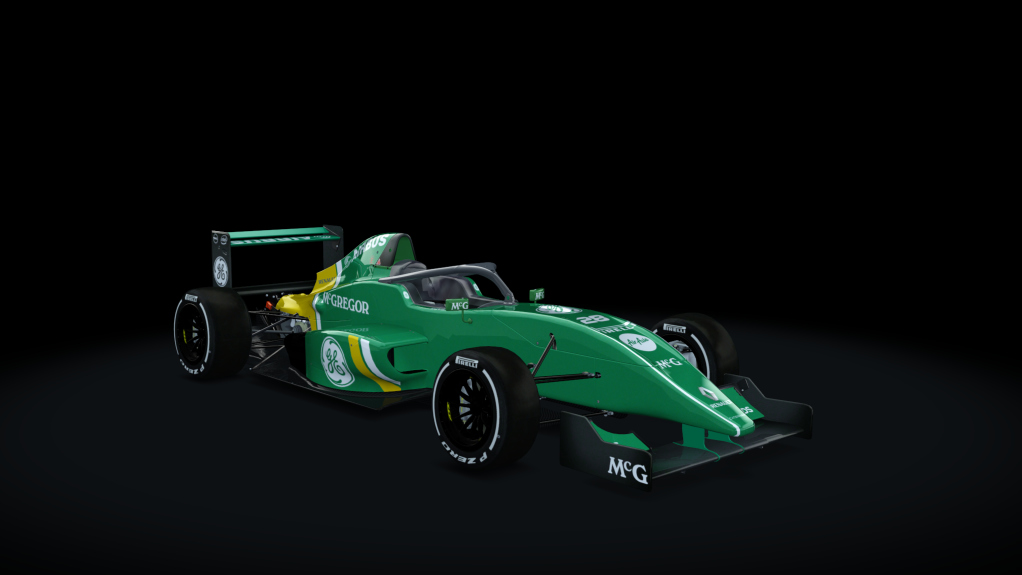Tatuus FA01 halo, skin caterham_F1