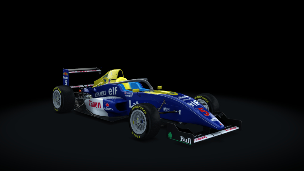 Tatuus FA01 halo, skin williams_fw14_b