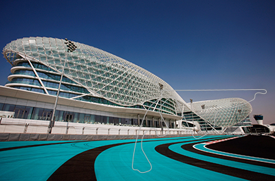 Yas Marina, layout gp