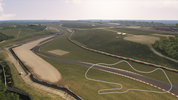 Donington Park 2023, layout gphr