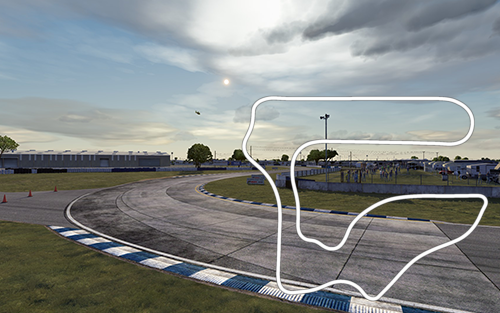 Sebring, layout trackday