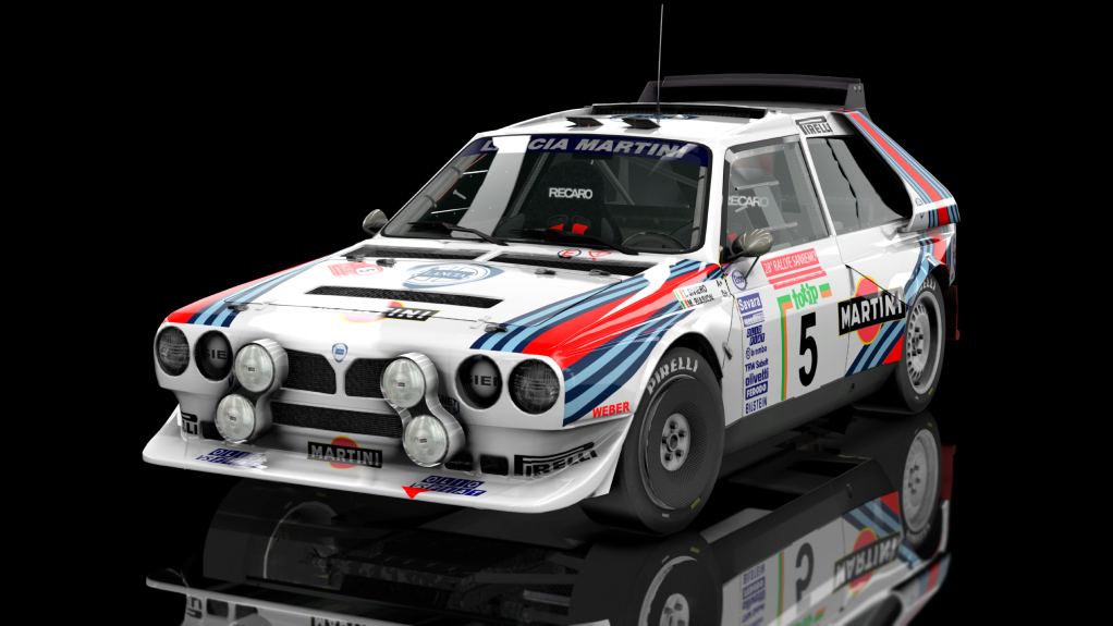 GrB Lancia Delta S4, skin Biasion_Siviero__Rally_Sanremo_86