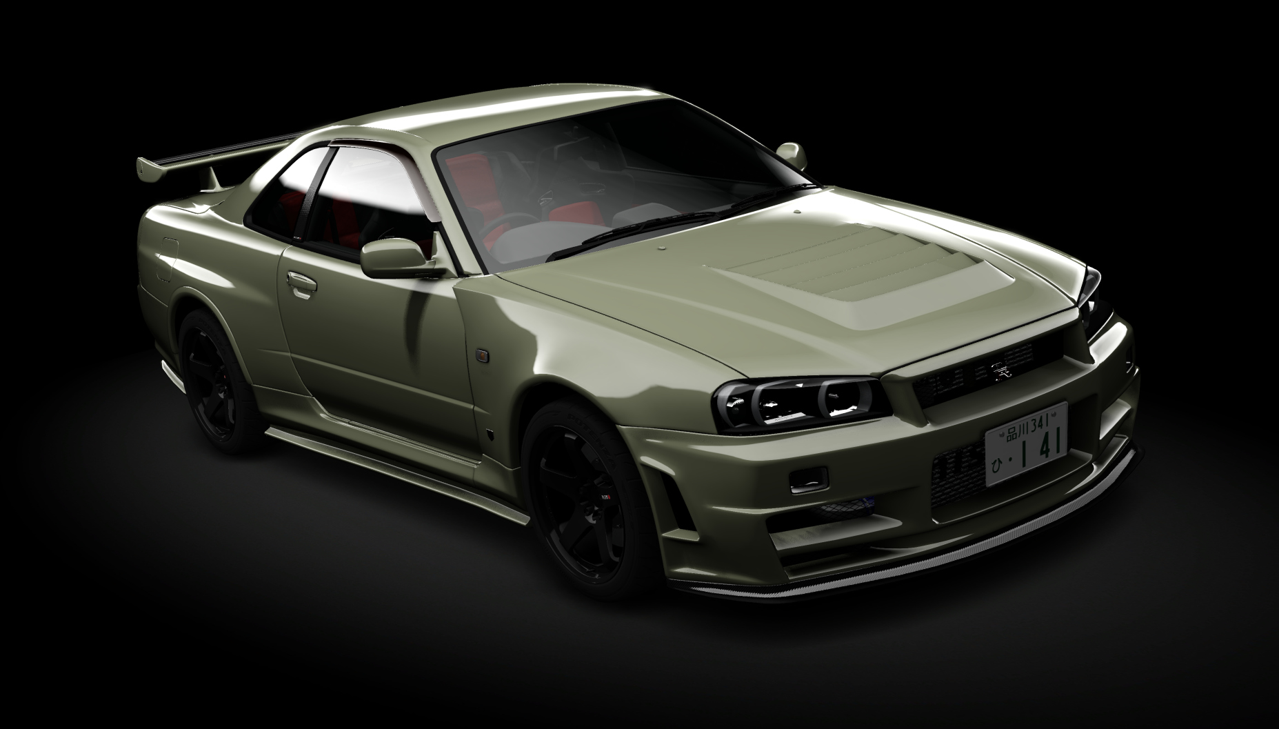 Nissan Skyline GT-R R34 Z-Tune Racing, skin 04_millennium_jade